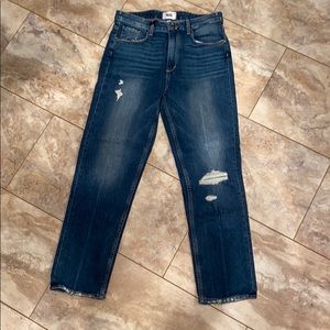 PAIGE high rise Sarah straight Jean